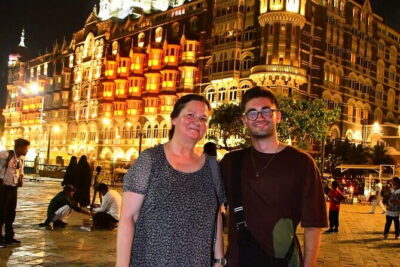 Mumbai by Night: Private Tour of Iconic Sights in Lights - CST Railway Station at night: Victoria Terminus in Gothic Revival detail